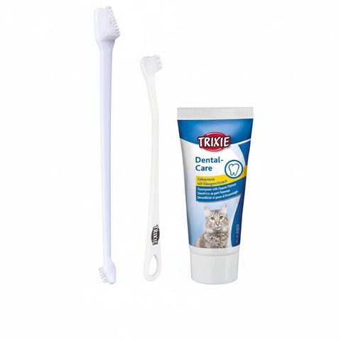 Trixie Dental Hygiene Set Cat Toothbrush and Toothpaste