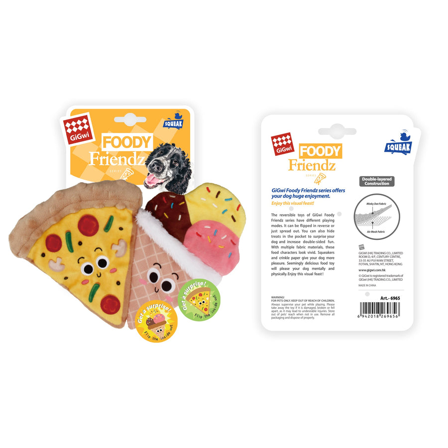 Gigwi Foody Friendz Reversible
