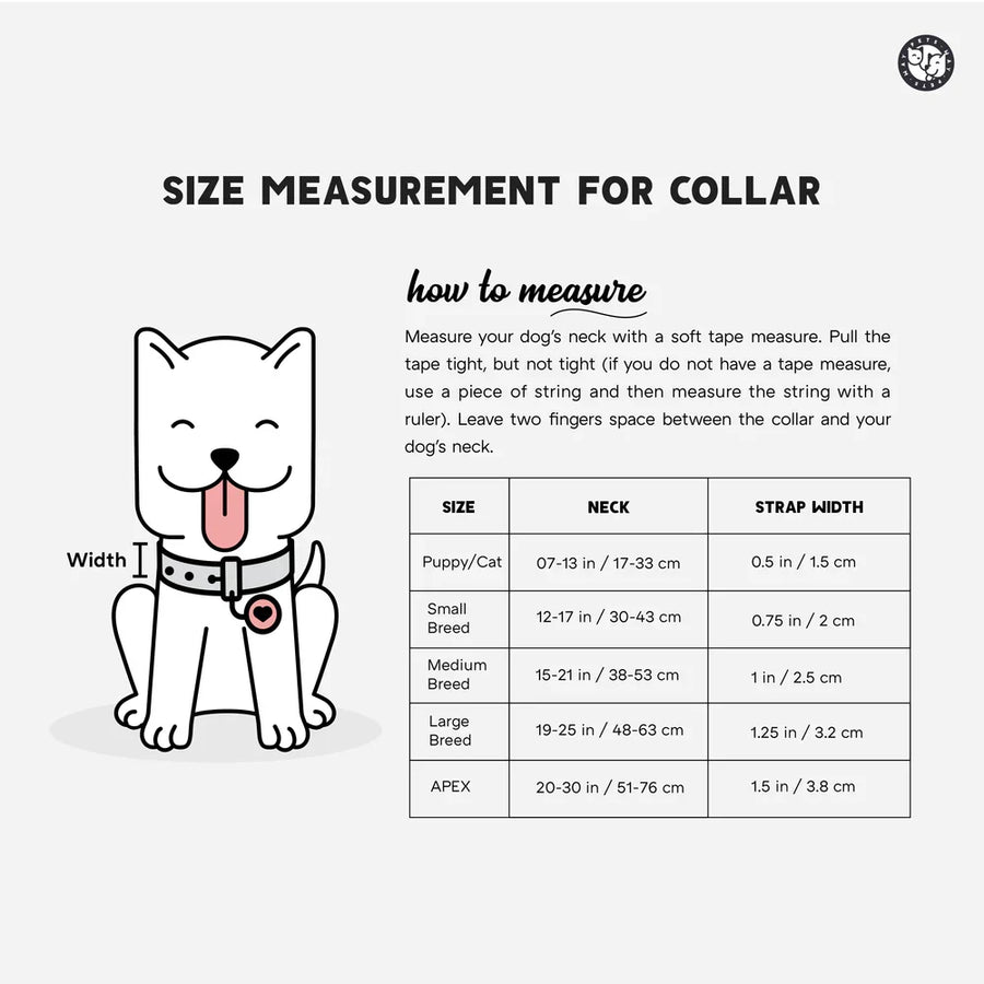 Pets Way Classic Padded Collars For Dogs