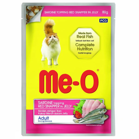 Me-O Sardine & Red Snapper Cat Wet Food