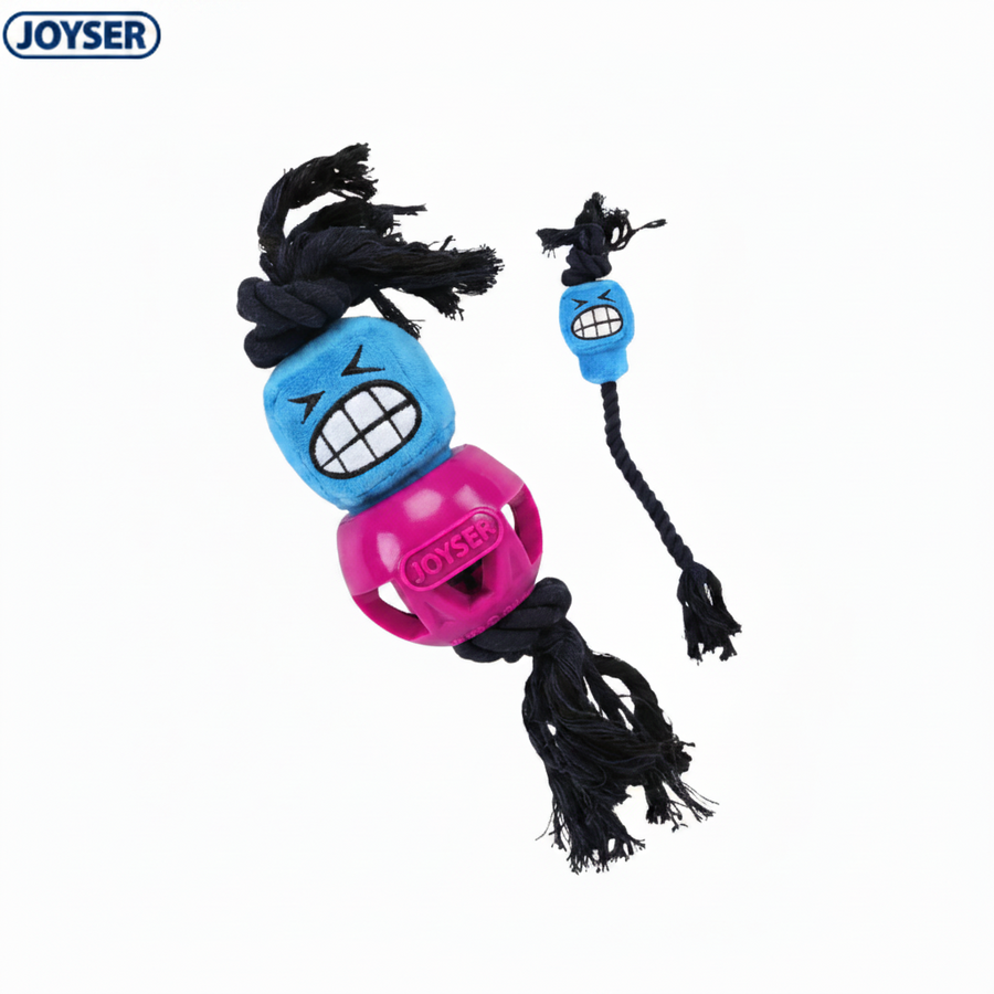 Joyser Cageball with Funhead Interactive Dog Toy