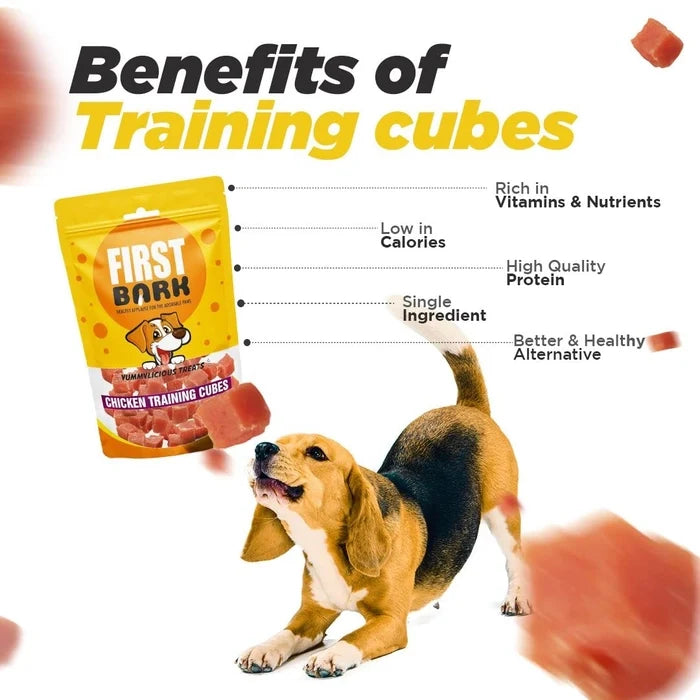 First Bark Chicken Cube Dog Treat