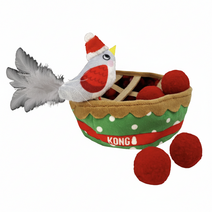 Kong Holiday Puzzlements Pie Cat Toy