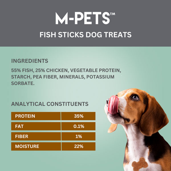 M PETS Fish Sticks Treats for Dogs