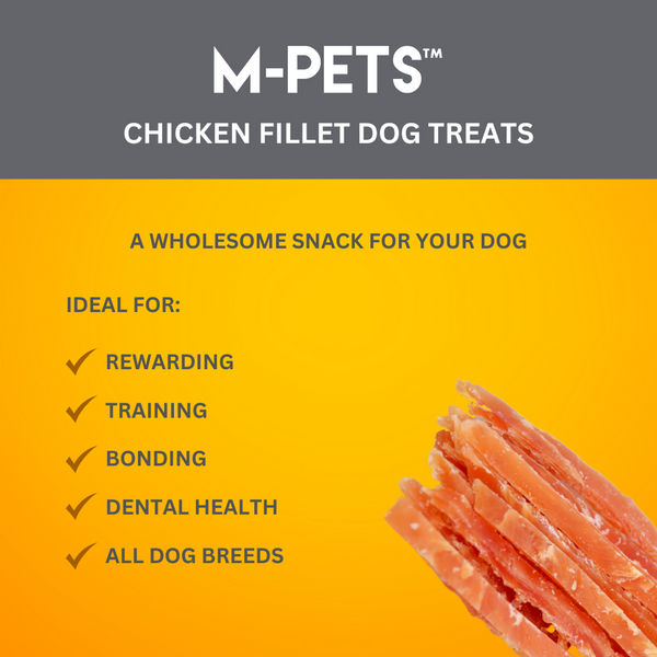 M PETS Chicken Fillets Treats for Dogs