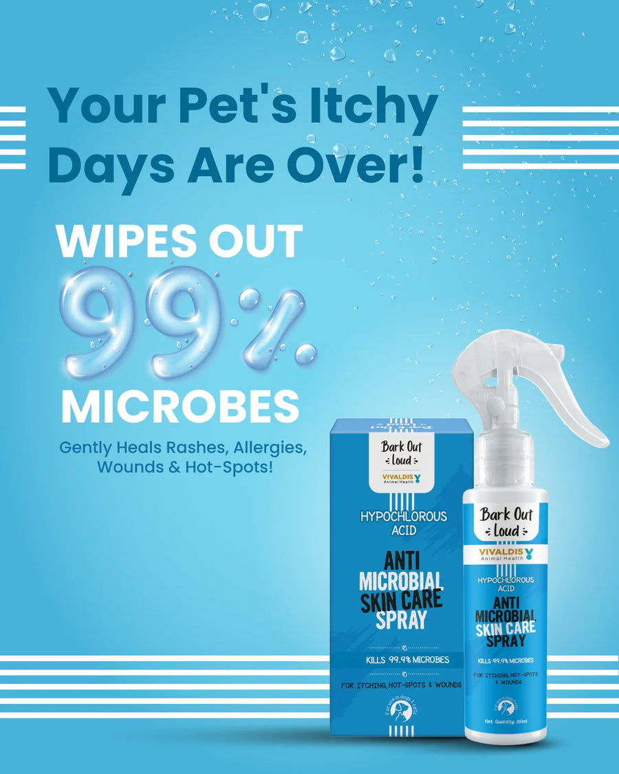 Bark Out Loud Anti-Microbial Skin Care Dogs & Cats Spray