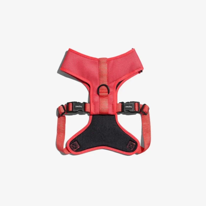 zee Dog Neon Coral Air Mesh Harness for Dogs