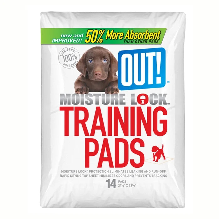 OUT Moisture Lock Dogs Training Pads