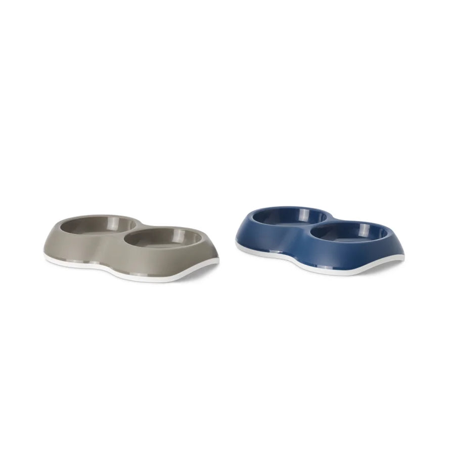 Savic Delice Double Assorted Colours Bowls for Dogs