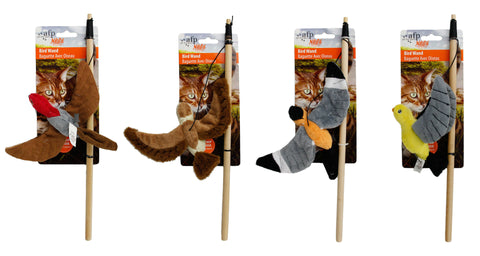 afp Flying Bird Wand Toy for Cats