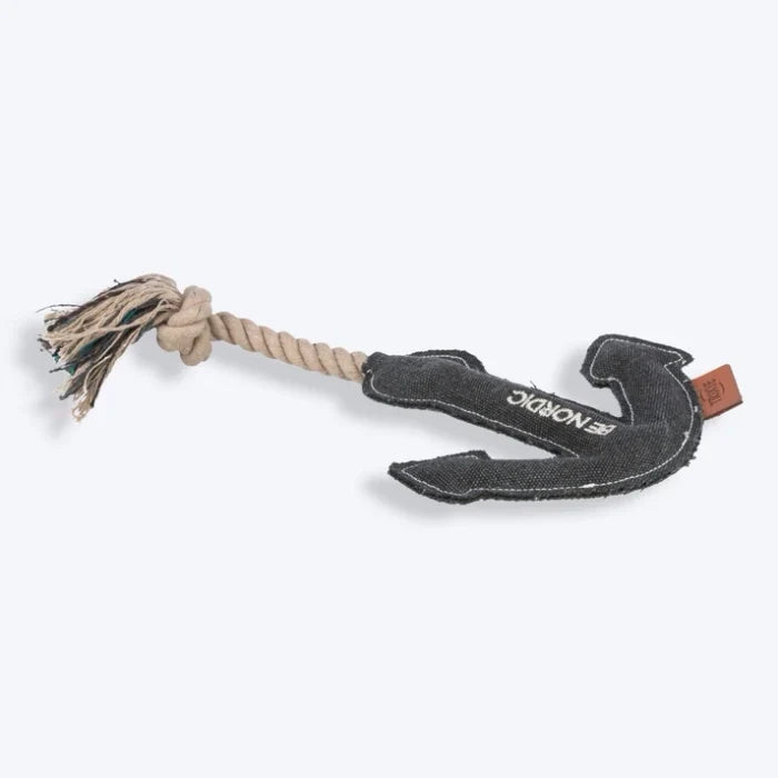 Trixie Be Nordic Anchor On A Rope Dog Toy