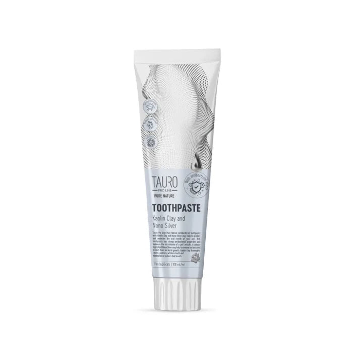 Tauro Pro Line Pure Nature Toothpaste with White Clay (kaolin) Zeolite and  for Dogs and Cats