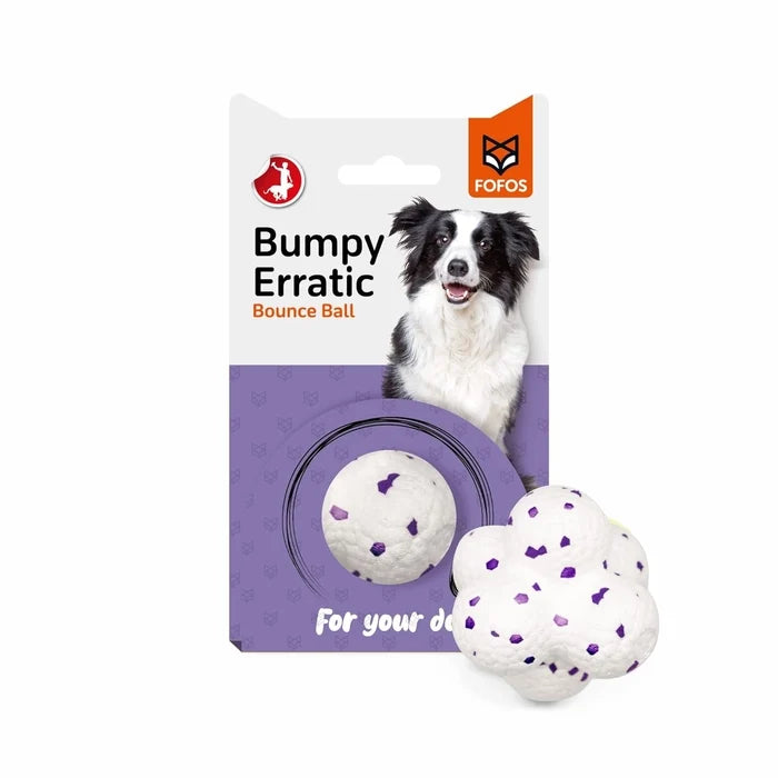 Fofos Super Durable Bumpy Bounce Ball Dog Toy