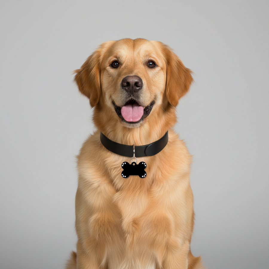 Quick Tag -Dog Name Tag Bone Large