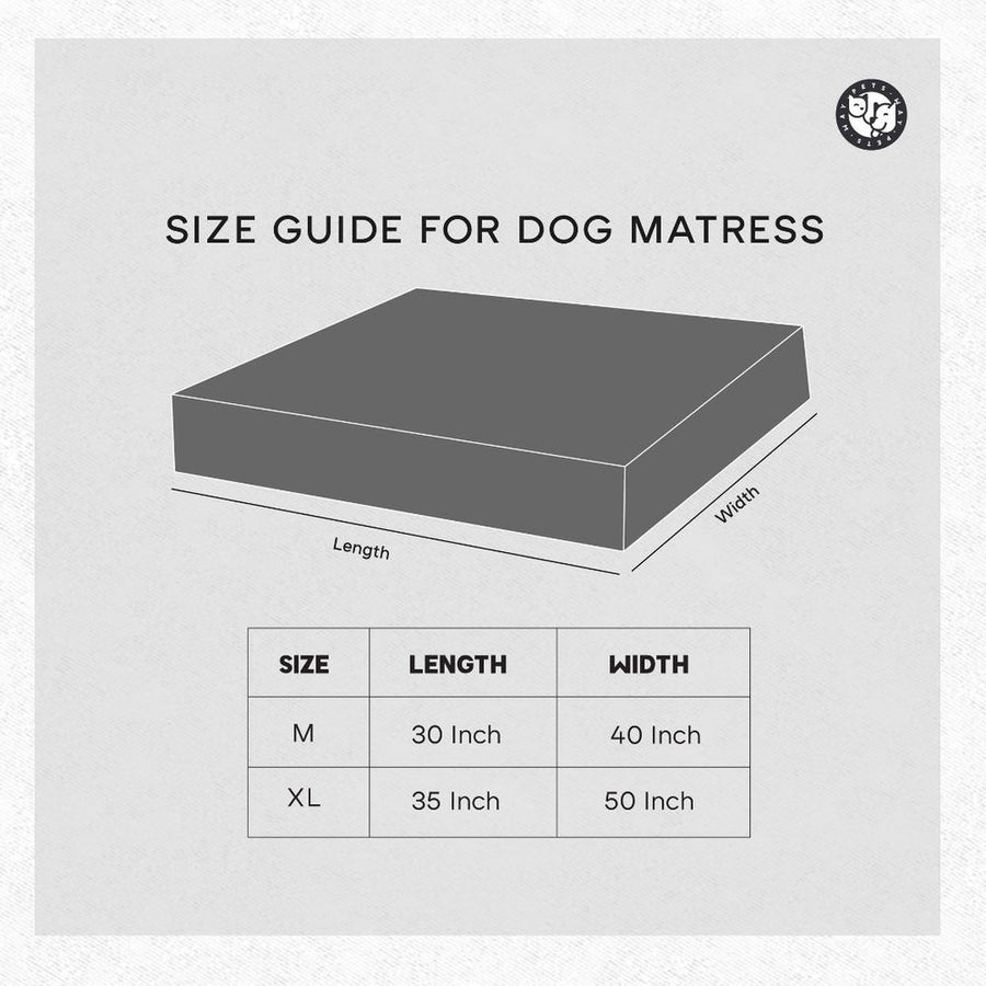 Pets Way Textured Dust Mattress for Dogs