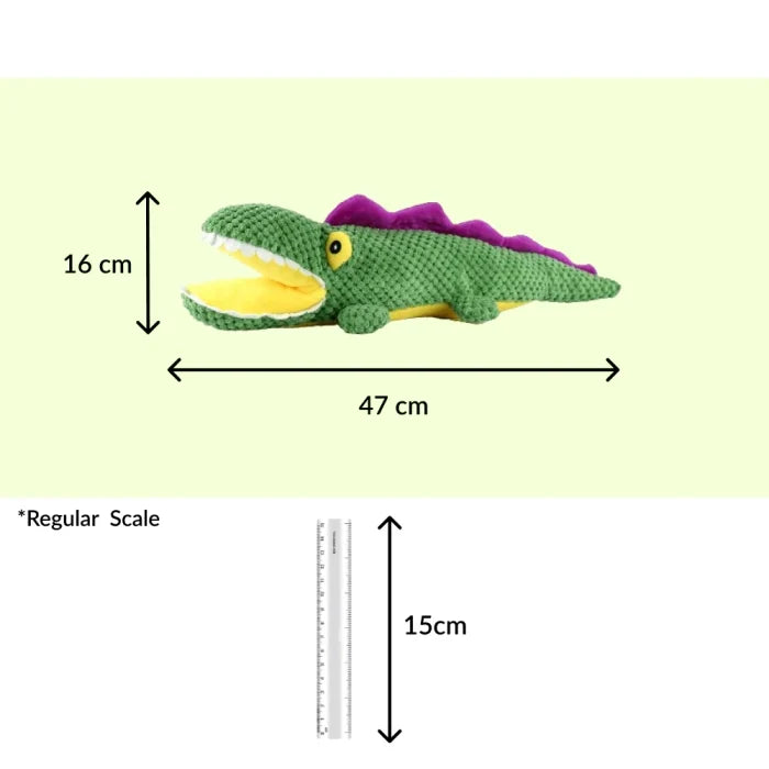 Barkbutler Aly The Gator Plush Toy for Dogs