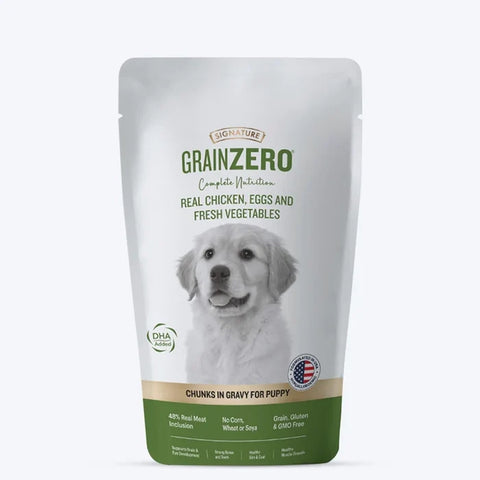 Signature Grain Zero Chicken Chunks Puppy Wet Food