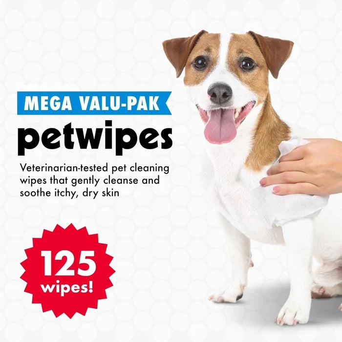 Petkin Wipes Mega Value Pack for Dogs & Cats
