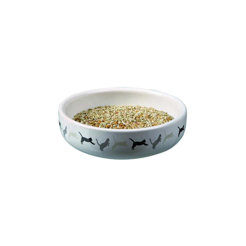 Trixie Ceramic Bowl with Cat Grass Seeds