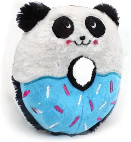 Zippy Paws Buddies Panda Donutz Plush Toy for Dogs