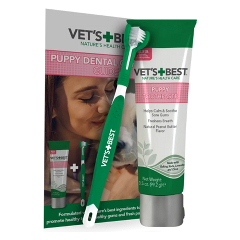 Vets Best Dental Kit for Puppy Dog