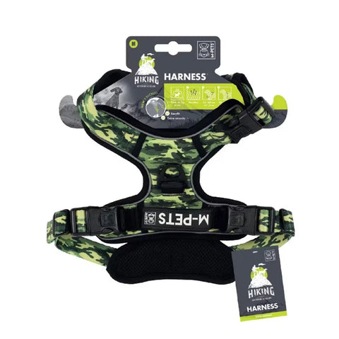 M Pets Camouflage Hiking Harness for Dogs