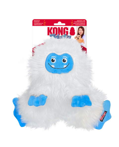 Kong Holiday Frizzles Yeti Dog Toy