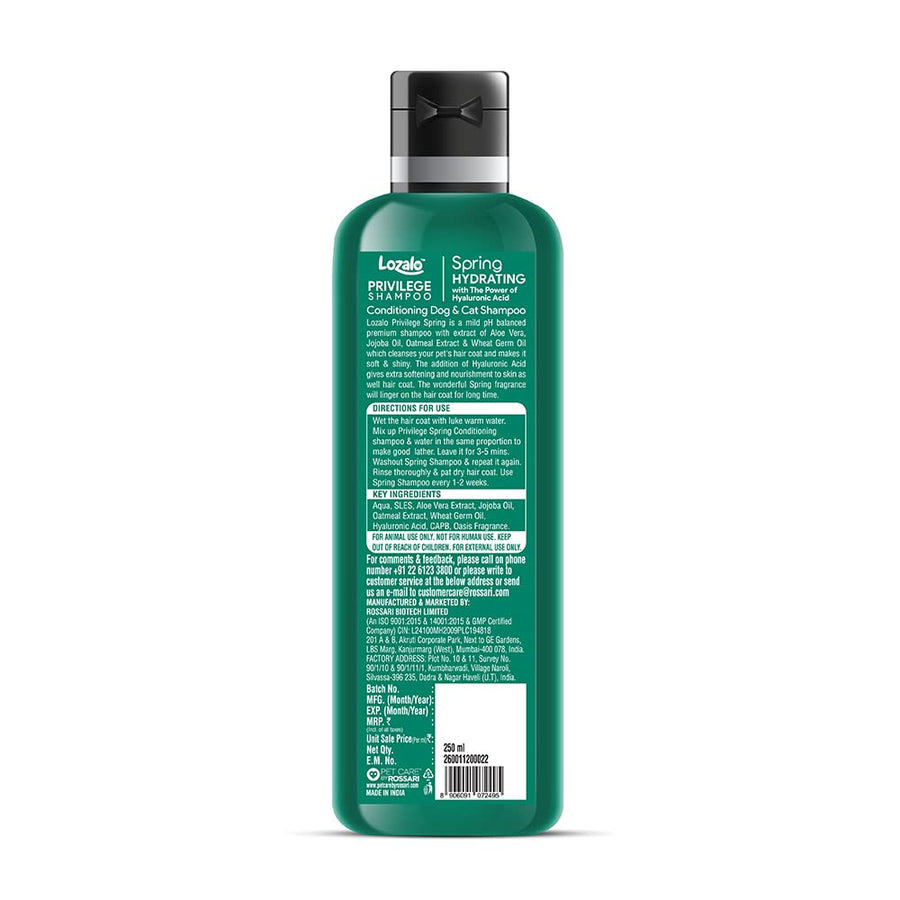 Lozalo Privilege Pet Conditioning Shampoo Spring