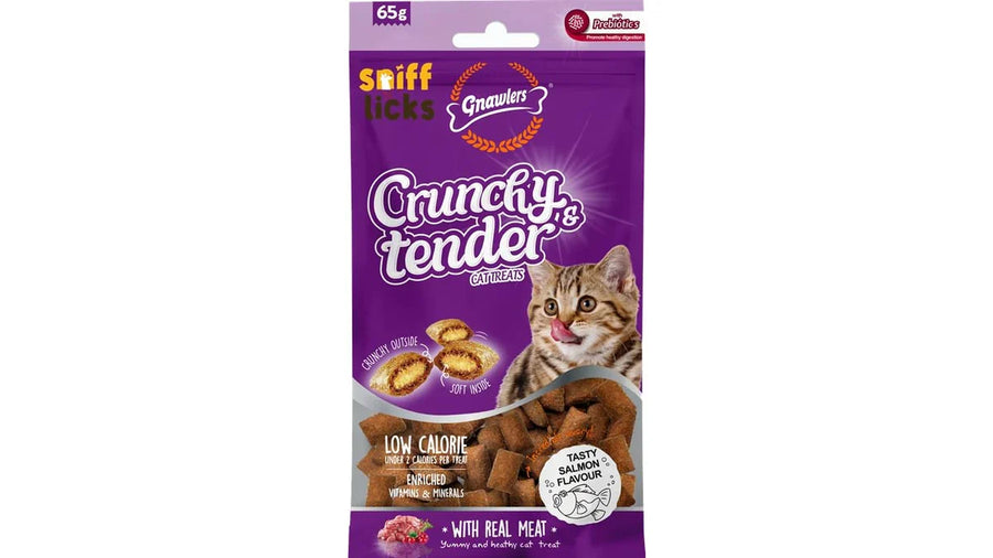 Gnawlers Crunchy And Tender Tasty Treats For Cats