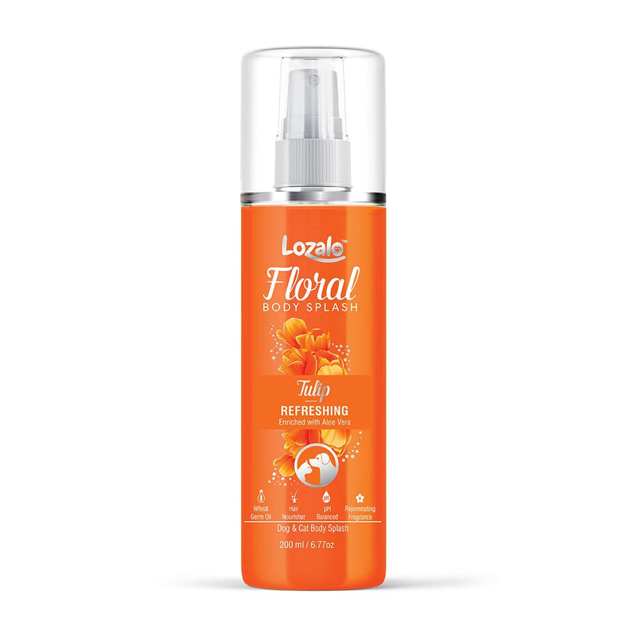 Lozalo Tulip Floral Dogs & Cats Body Splash