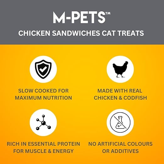 M-PETS Chicken Sandwiches Cat Treats