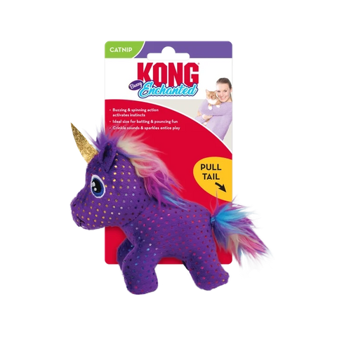 Kong Enchanted Buzzy Unicorn Cat Toy