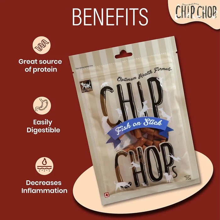 Chip Chops Fish on Stick Dog Treat