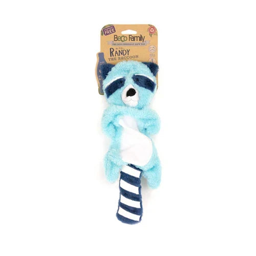 Beco Pets Randy the Raccoon Dog Toy