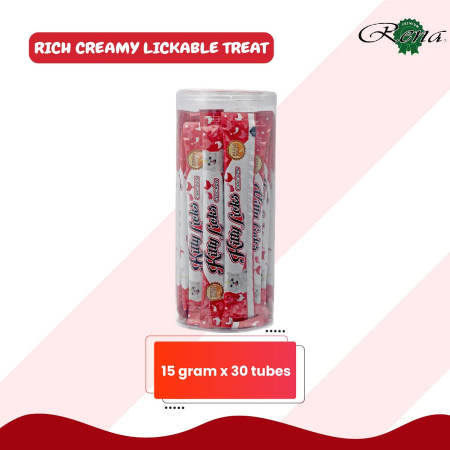 Kitty Licks 30 Tubes Cat Creamy Treat