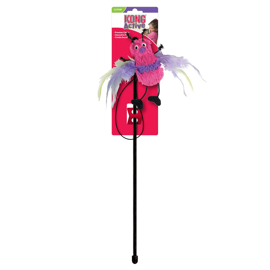 Kong Teaser Feather Interactive Cat Wand