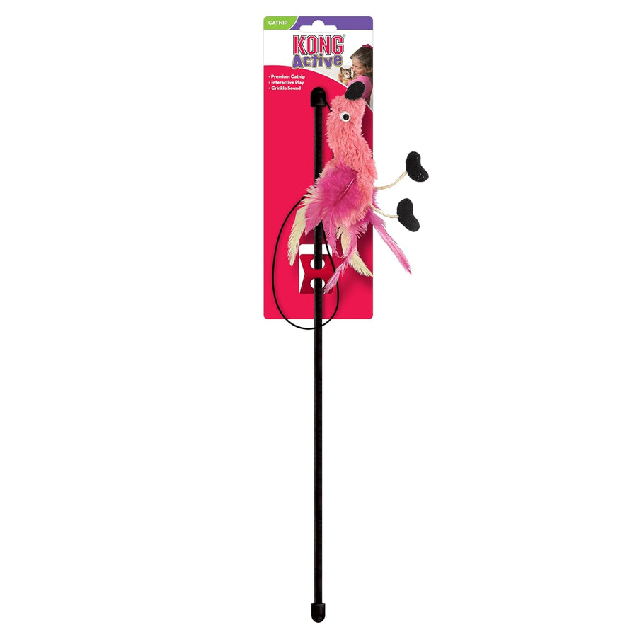 Kong Teaser Feather Interactive Cat Wand