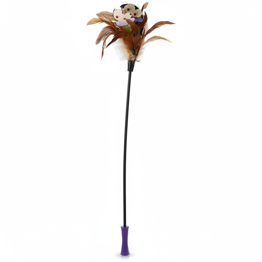 Gigwi Catch and Scratch Feather Teaser Wand