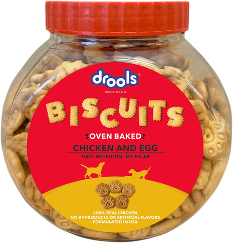 Drools Chicken and Egg Flavor Dog Biscuits