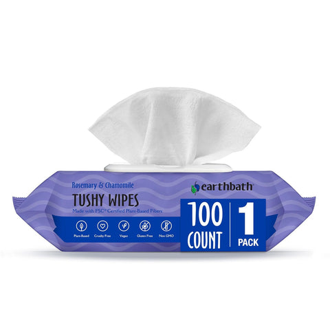 Tushy Wipes Rosemary & Chamomile Re-sealable Softpack