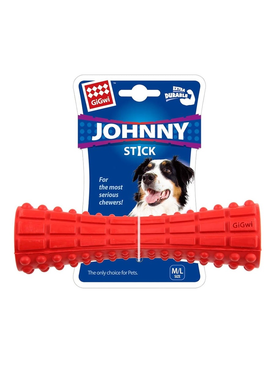 GiGwi Johnny Stick Extra Durable Dog Chew Toy with Squeaker
