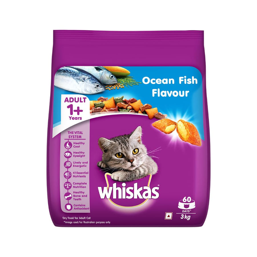 Whiskas Ocean Fish Adult Cat Dry Food