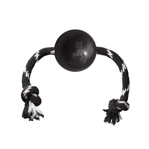 Kong Extreme Ball with Rope Toy for Dogs