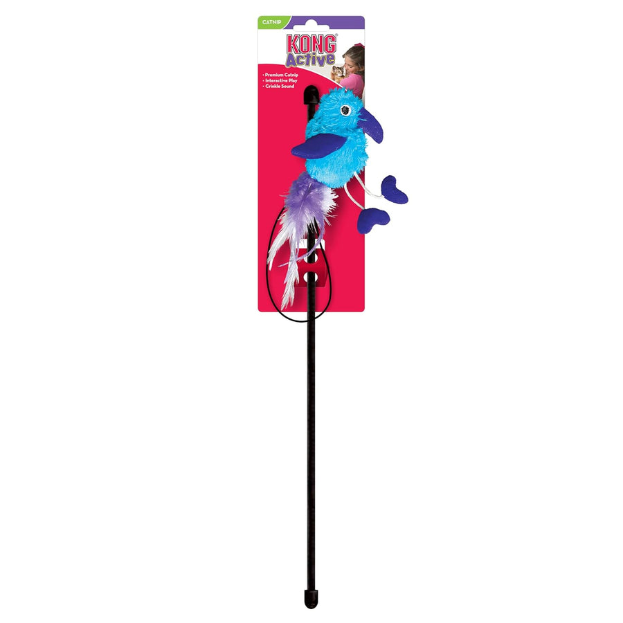 Kong Teaser Feather Interactive Cat Wand