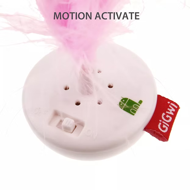 Gigwi Wobble Feather Pet Droid for Cats