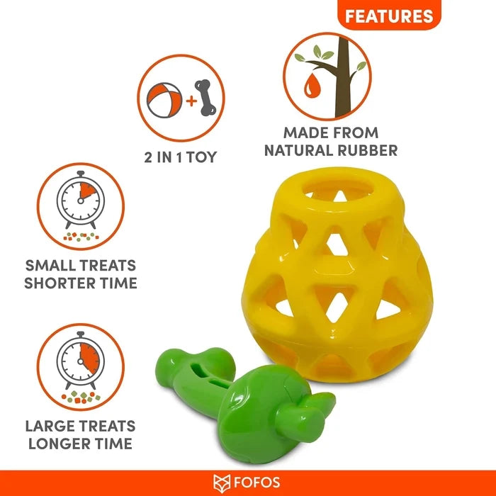 Fofos  BarkButler Fruity Bites Treat Dispensing Pear