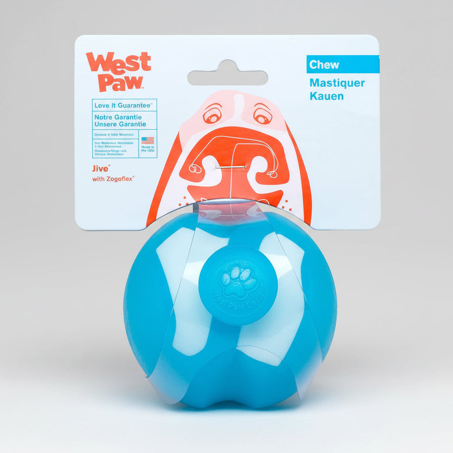 West Paw Zogoflex Jive Ball Dog Chew Toy