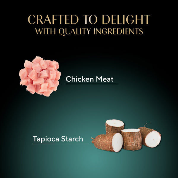 Sheba Creamy Chicken and Chicken Shreds Lickable Creamy Cat Treats