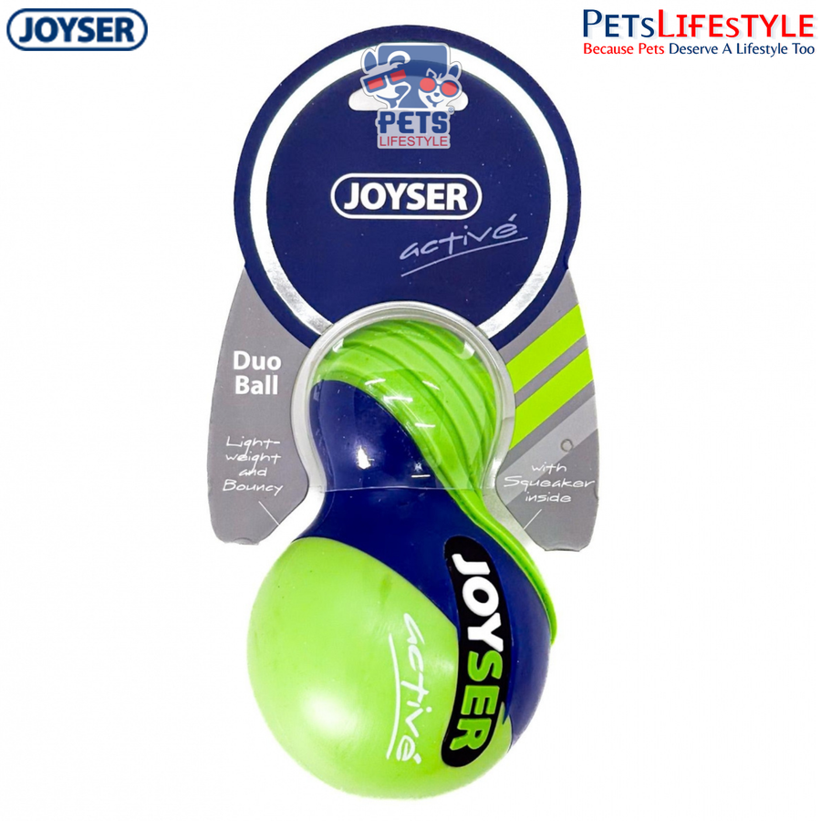 Joyser Active Tpu Duoball With Squeaker Dog Toy