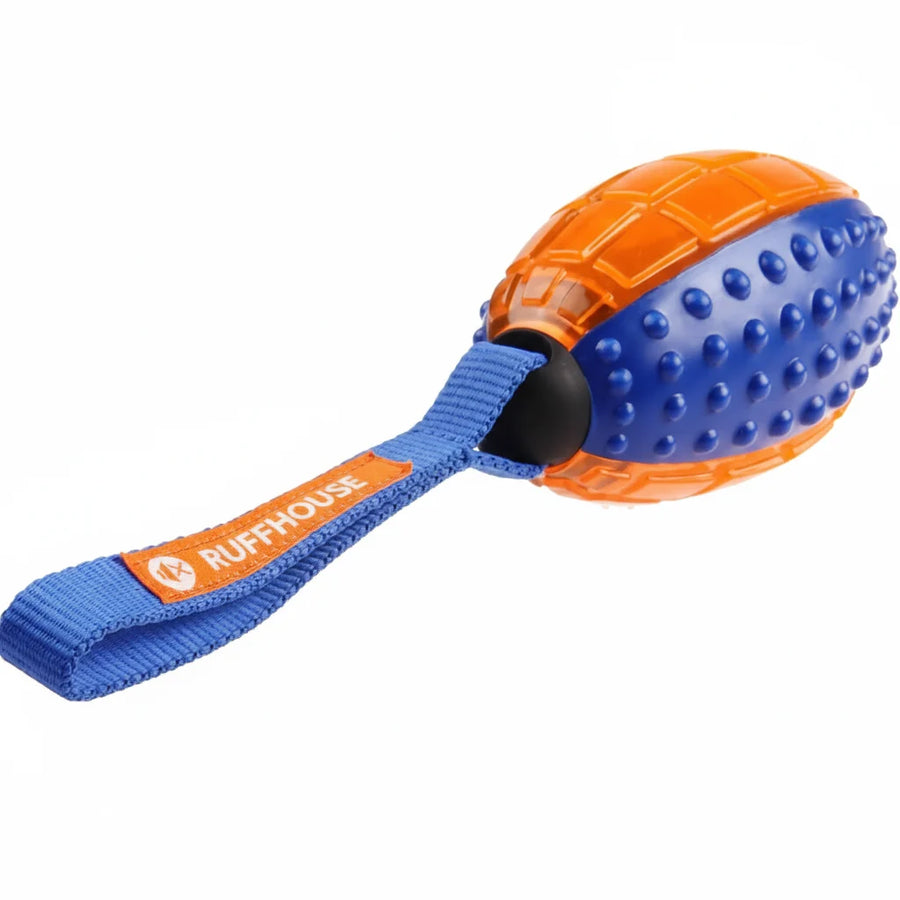 GiGwi Rugby Push To Mute Solid Ball Toy for Dogs